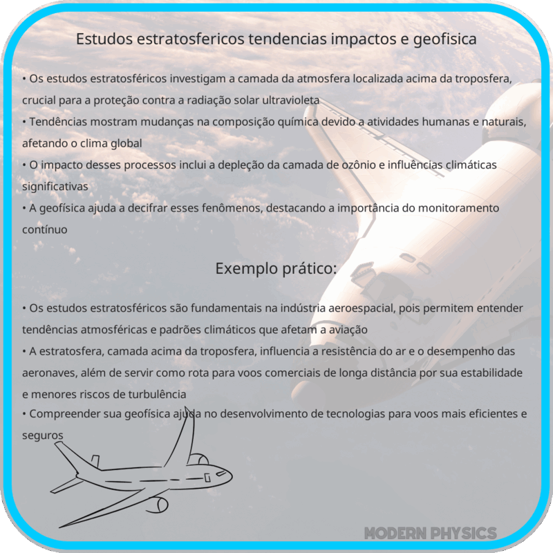 Estudos Estratosféricos | Tendências, Impactos e Geofísica