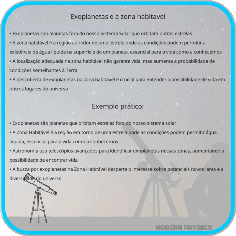 Exoplanetas e a Zona Habitável