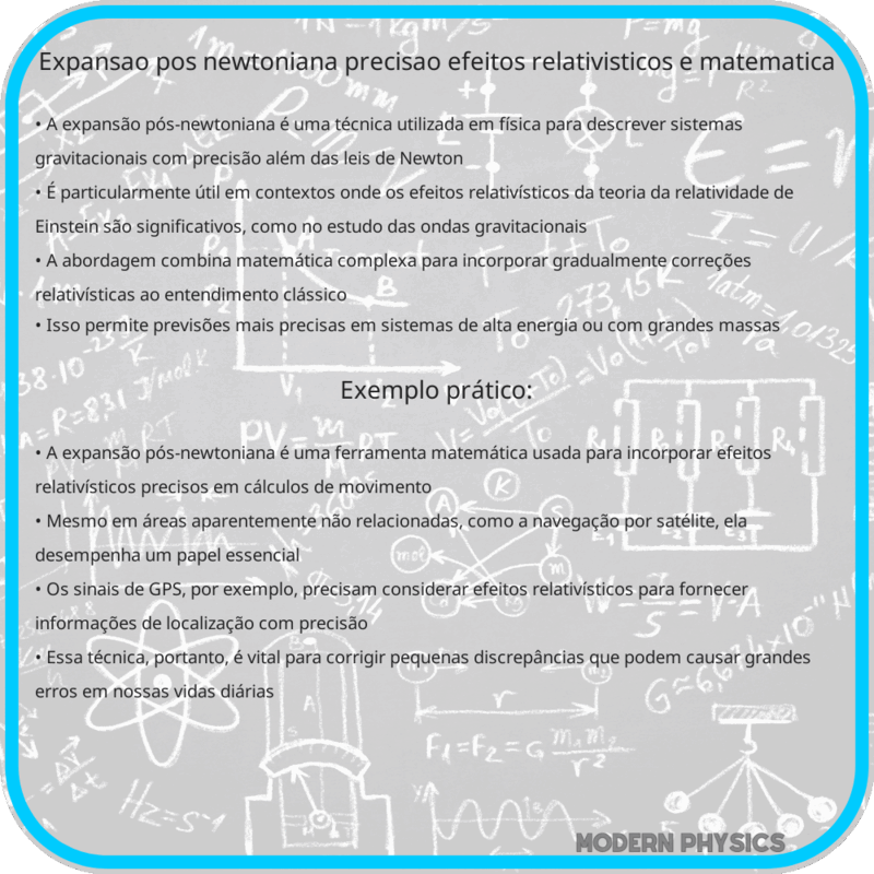 Expansão Pós-Newtoniana | Precisão, Efeitos Relativísticos e Matemática