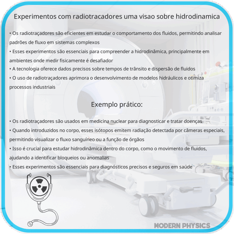 Experimentos com Radiotraçadores | Uma Visão sobre Hidrodinâmica