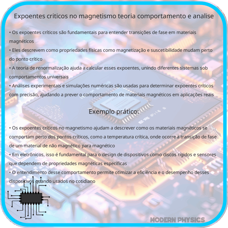 Expoentes Críticos no Magnetismo | Teoria, Comportamento e Análise
