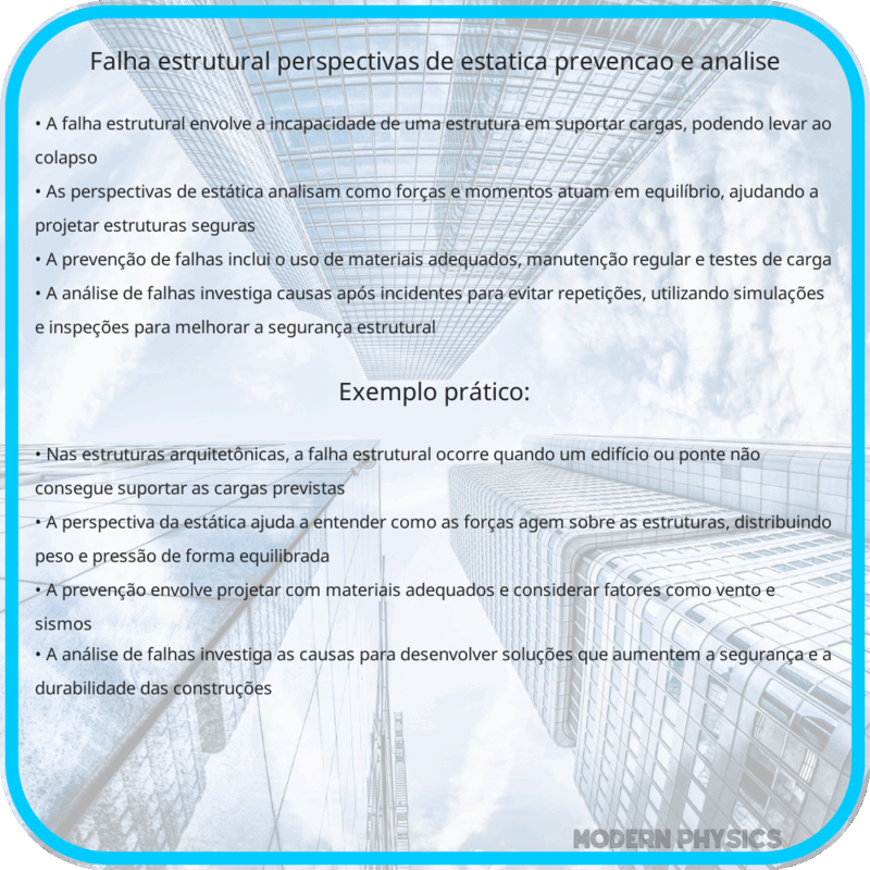 Falha Estrutural | Perspectivas de Estática, Prevenção e Análise