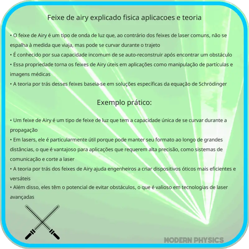 Feixe de Airy Explicado | Física, Aplicações e Teoria