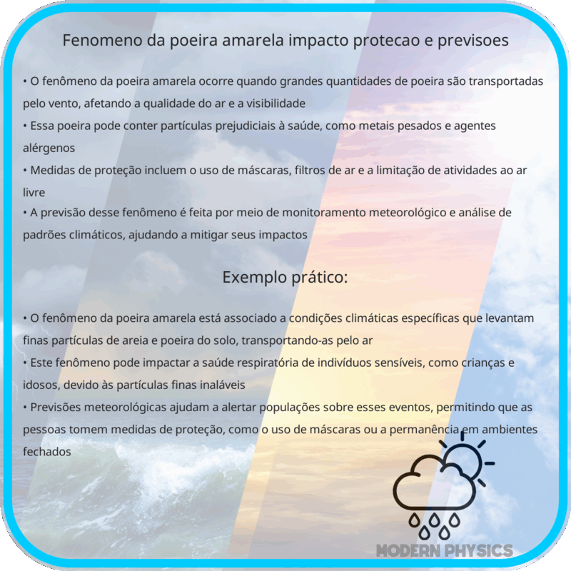 Fenômeno da Poeira Amarela | Impacto, Proteção e Previsões