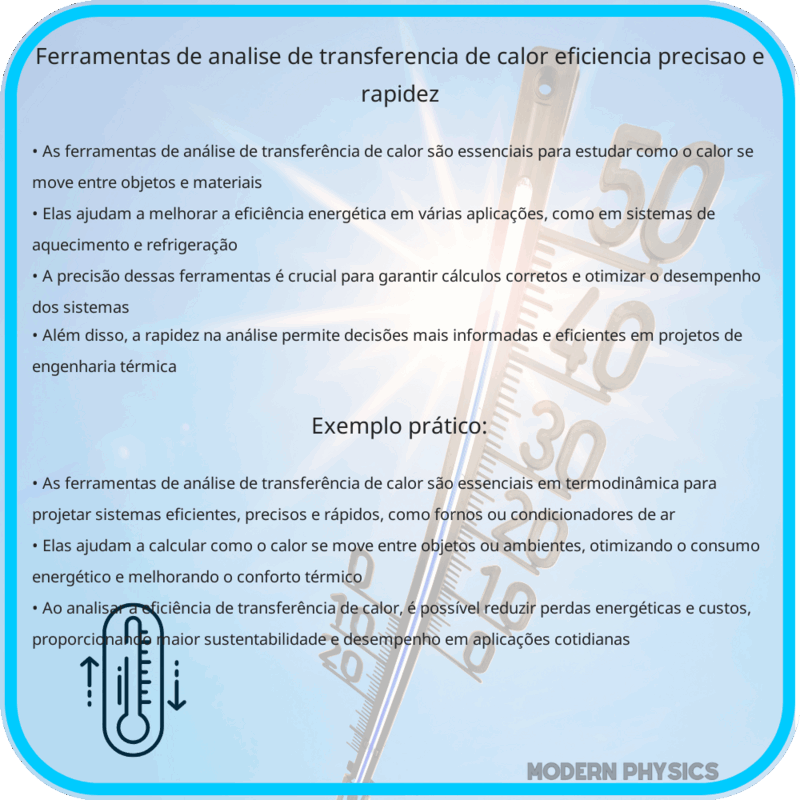Ferramentas de Análise de Transferência de Calor | Eficiência, Precisão e Rapidez