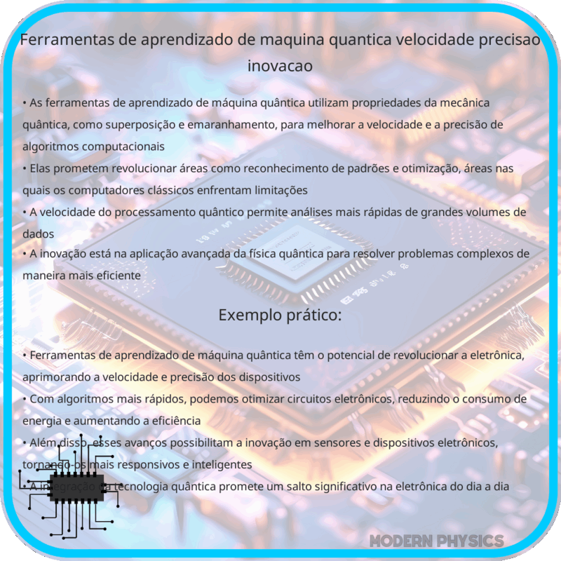 Ferramentas de Aprendizado de Máquina Quântica | Velocidade, Precisão & Inovação