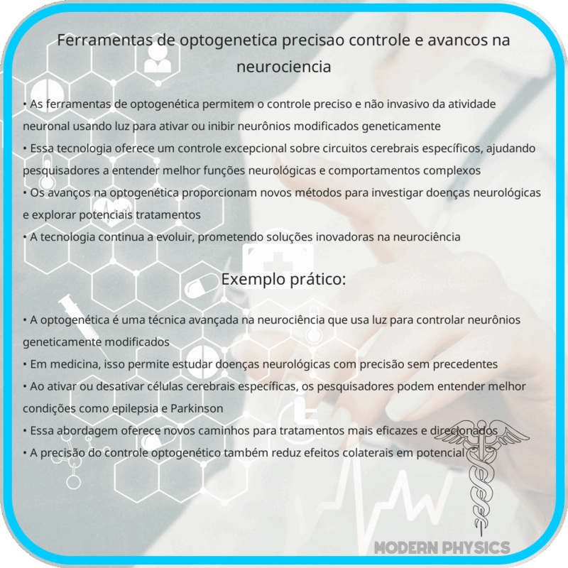 Ferramentas de Optogenética | Precisão, Controle e Avanços na Neurociência
