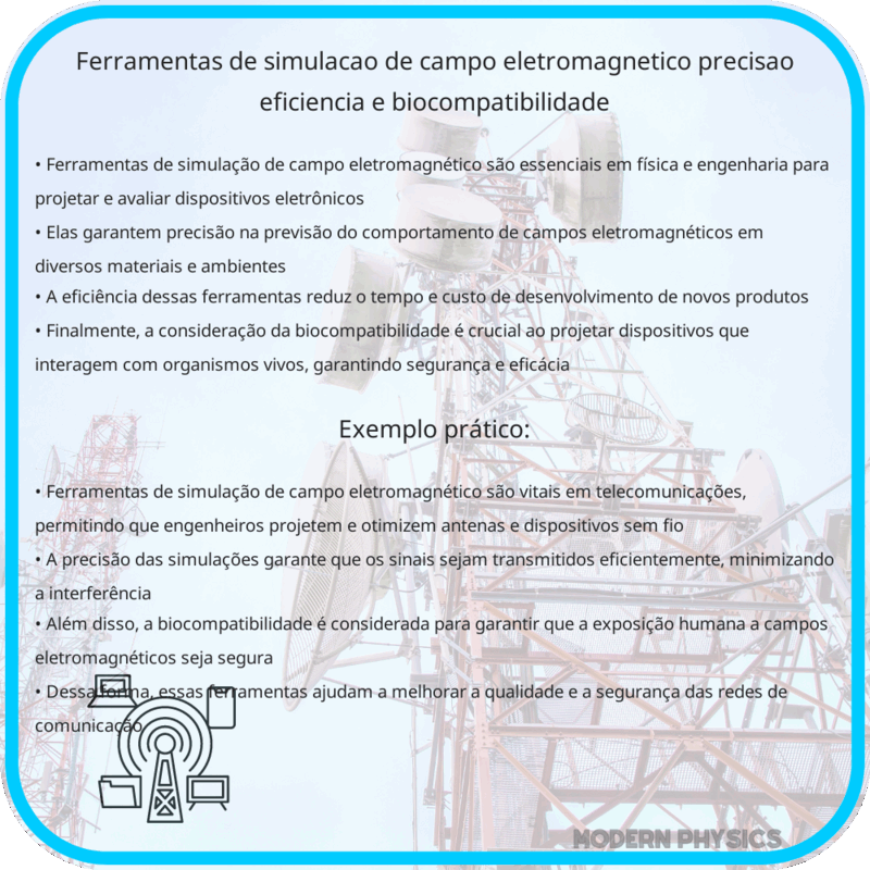 Ferramentas de Simulação de Campo Eletromagnético | Precisão, Eficiência e Biocompatibilidade