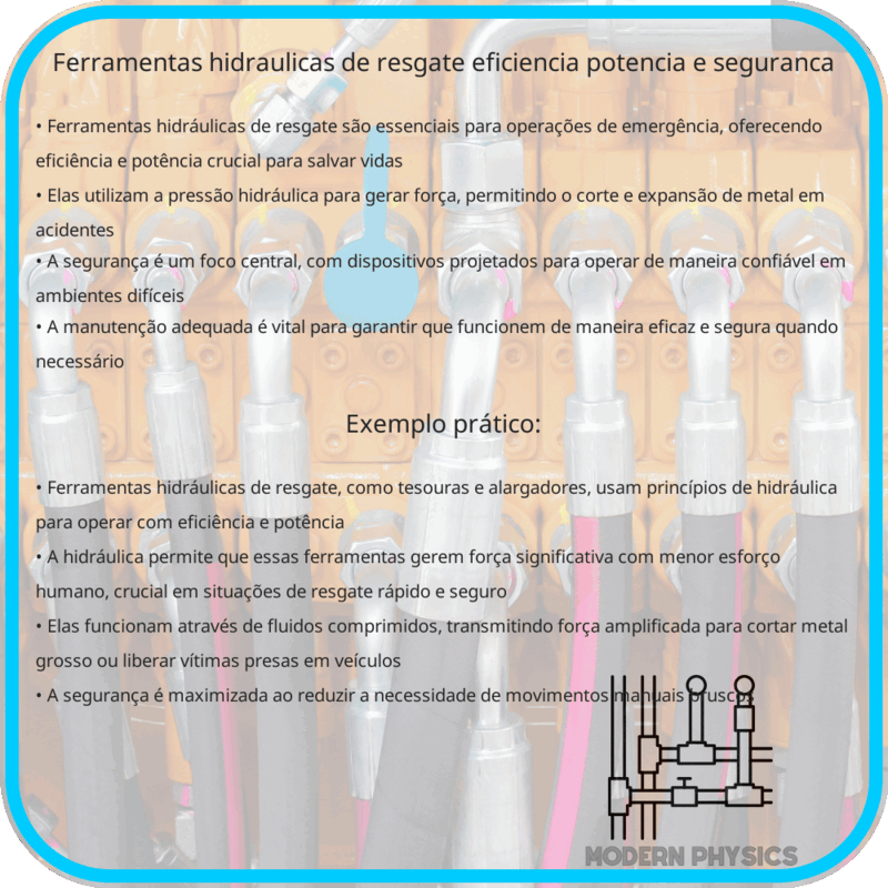 Ferramentas Hidráulicas de Resgate | Eficiência, Potência e Segurança