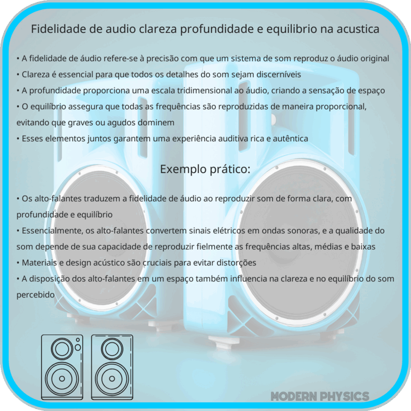 Fidelidade de Áudio | Clareza, Profundidade e Equilíbrio na Acústica