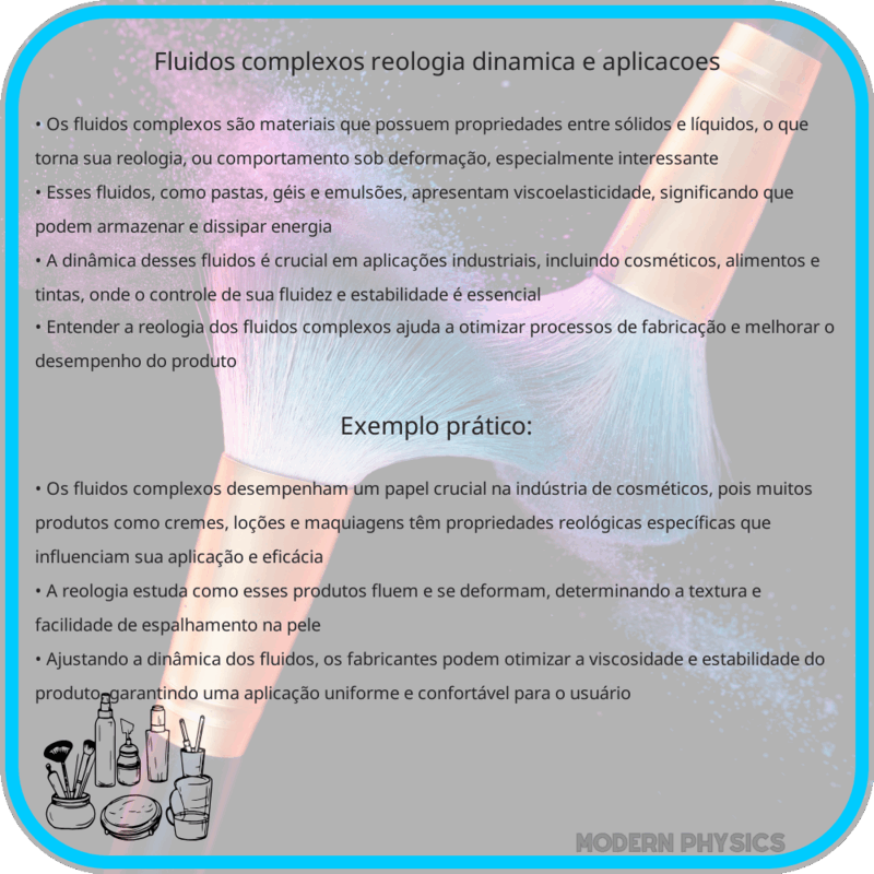 Fluidos Complexos | Reologia, Dinâmica e Aplicações