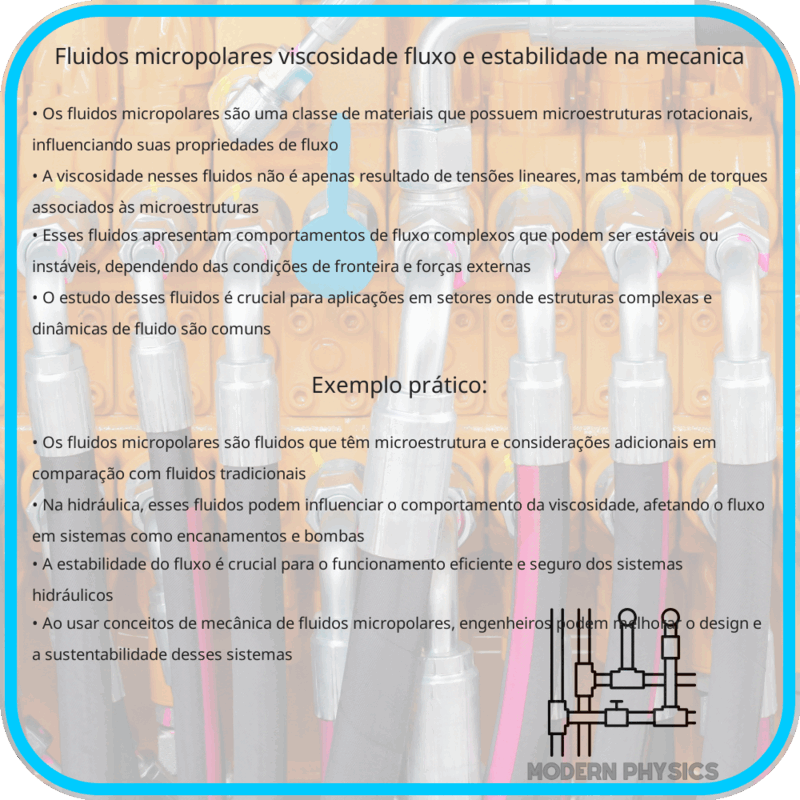 Fluidos Micropolares | Viscosidade, Fluxo e Estabilidade na Mecânica