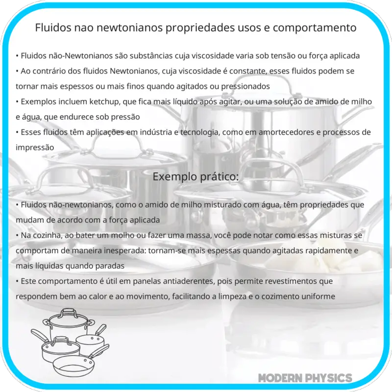 Fluidos Não-Newtonianos | Propriedades, Usos e Comportamento