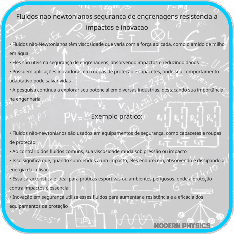Fluidos Não-Newtonianos | Segurança de Engrenagens, Resistência a Impactos e Inovação