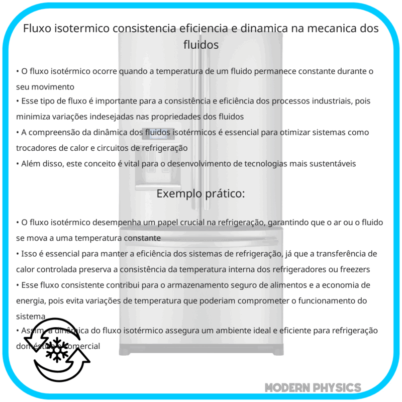 Fluxo Isotérmico: Consistência, Eficiência e Dinâmica na Mecânica dos Fluidos