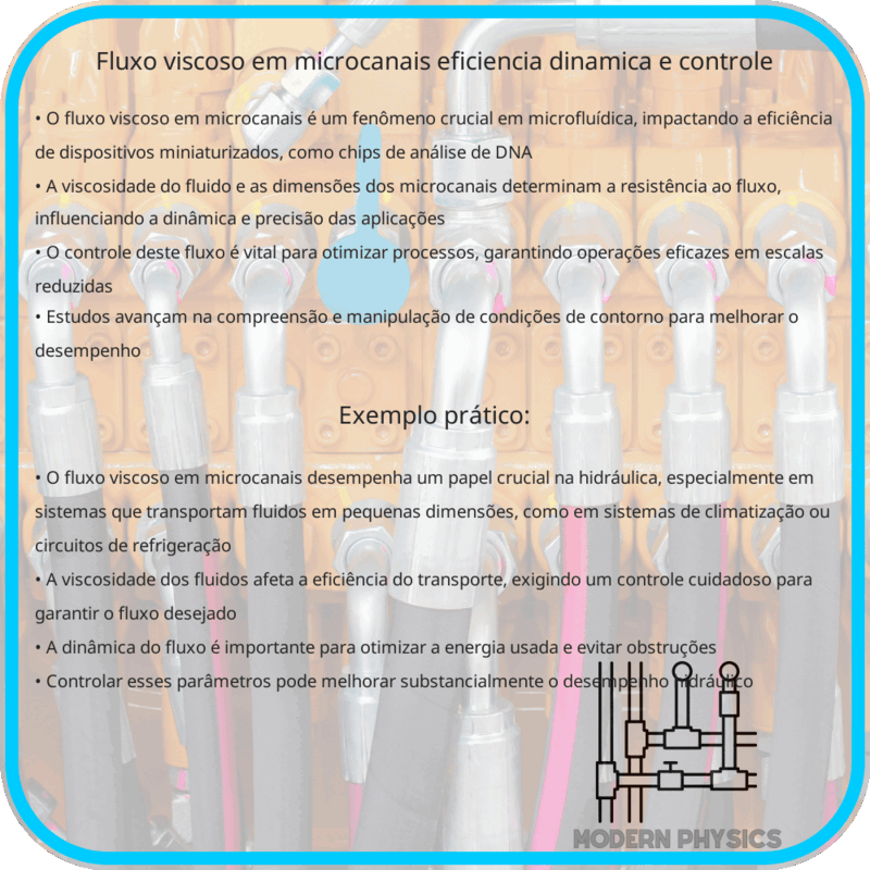 Fluxo Viscoso em Microcanais | Eficiência, Dinâmica e Controle