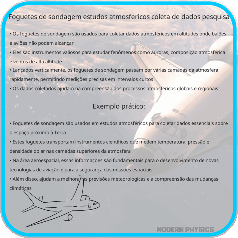 Foguetes de Sondagem | Estudos Atmosféricos, Coleta de Dados & Pesquisa