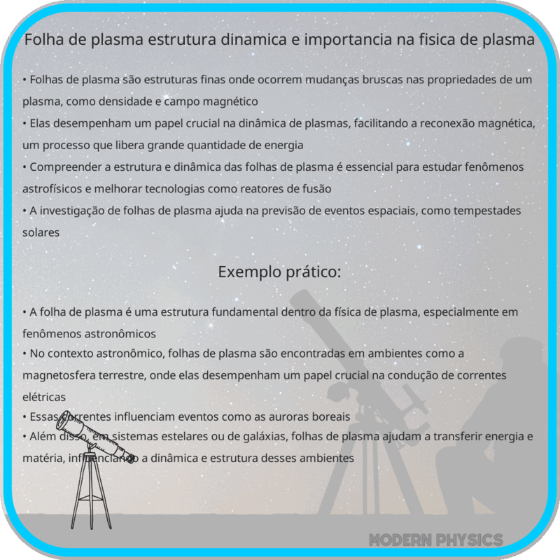 Folha de Plasma | Estrutura, Dinâmica e Importância na Física de Plasma