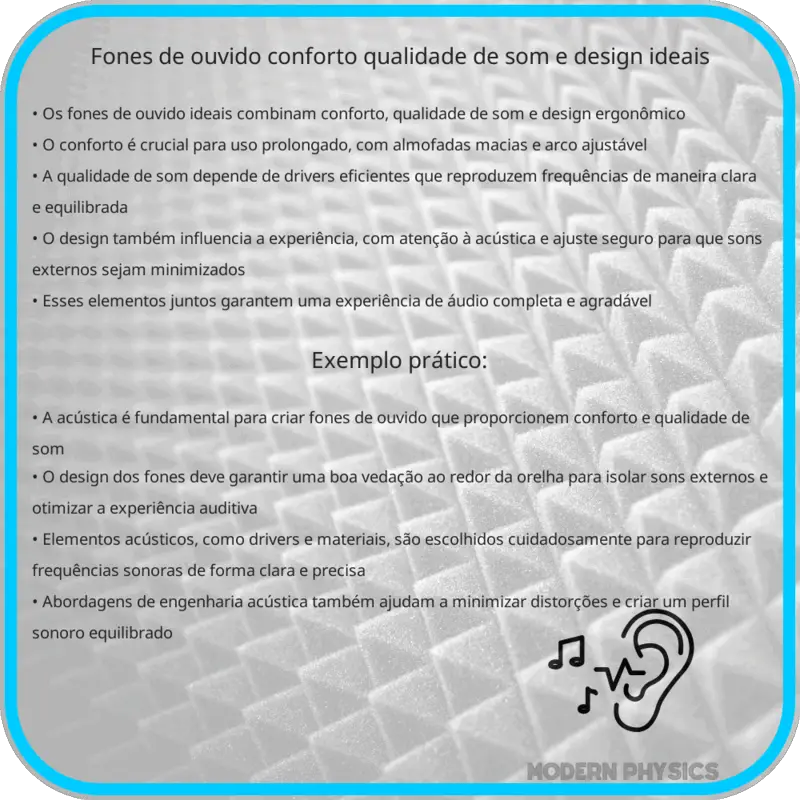 Fones de Ouvido | Conforto, Qualidade de Som e Design Ideais