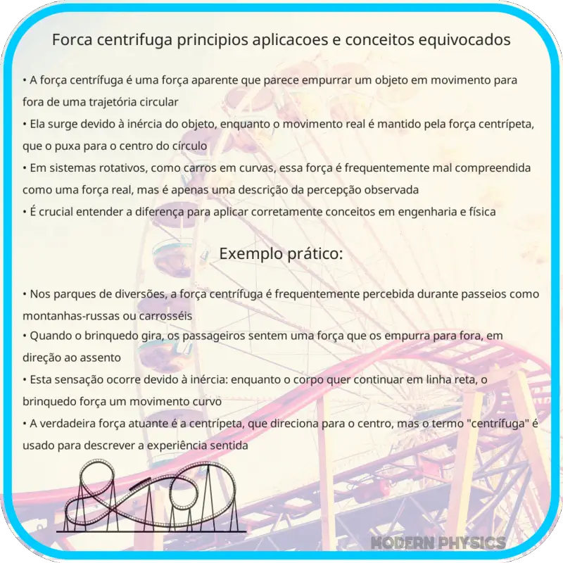 Força Centrífuga | Princípios, Aplicações e Conceitos Equivocados
