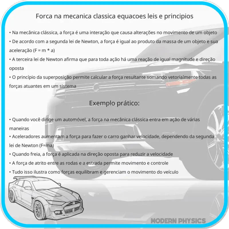 Força na Mecânica Clássica | Equações, Leis e Princípios
