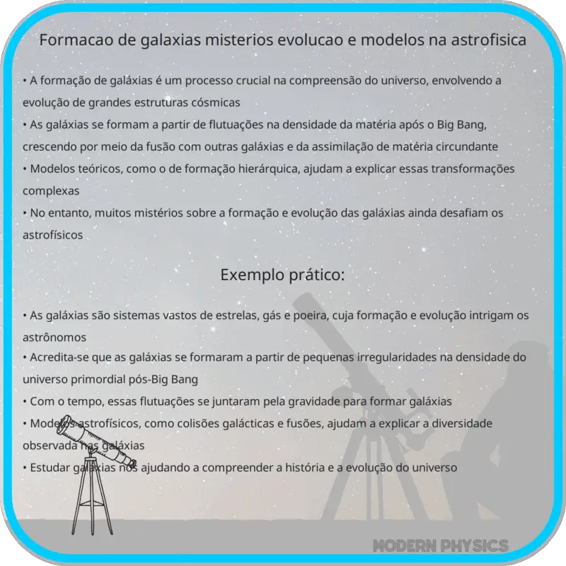 Formação de Galáxias | Mistérios, Evolução e Modelos na Astrofísica