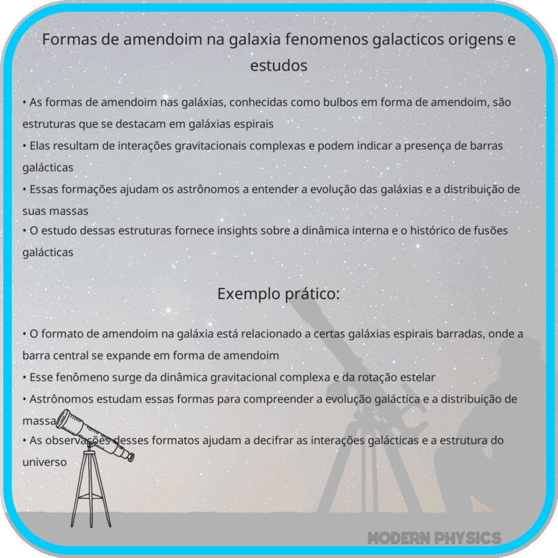 Formas de Amendoim na Galáxia | Fenômenos Galácticos, Origens e Estudos