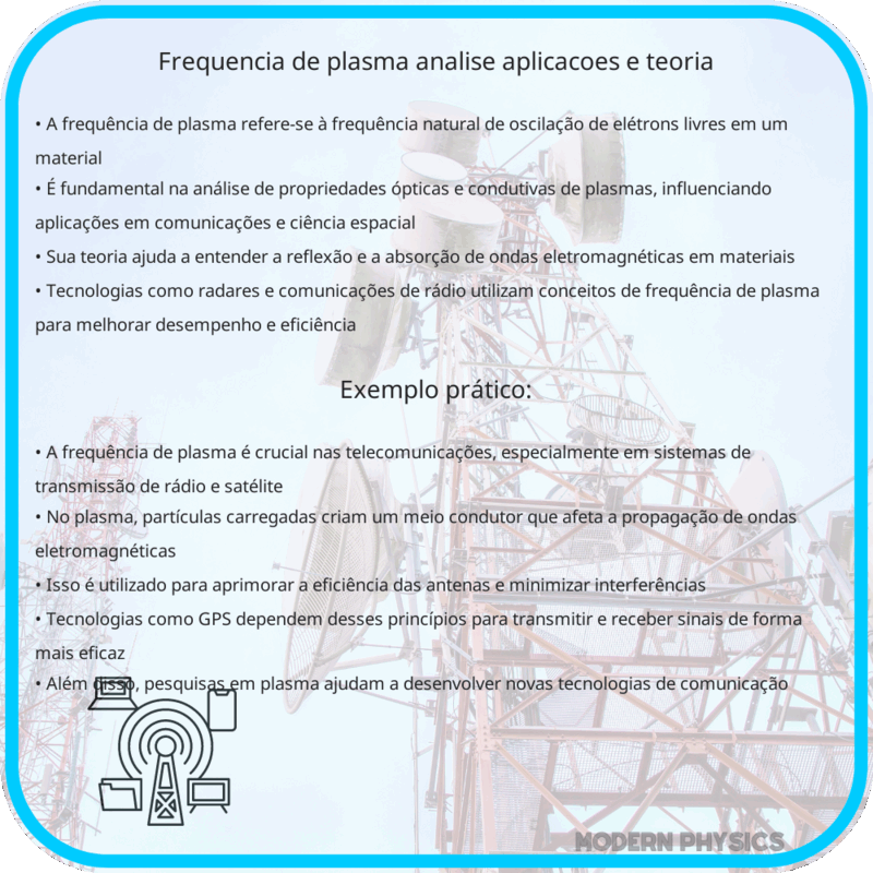 Frequência de Plasma | Análise, Aplicações e Teoria