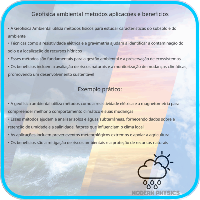 Geofísica Ambiental | Métodos, Aplicações e Benefícios