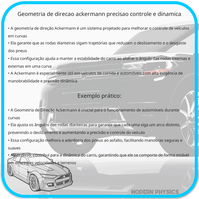 Geometria de Direção Ackermann | Precisão, Controle e Dinâmica