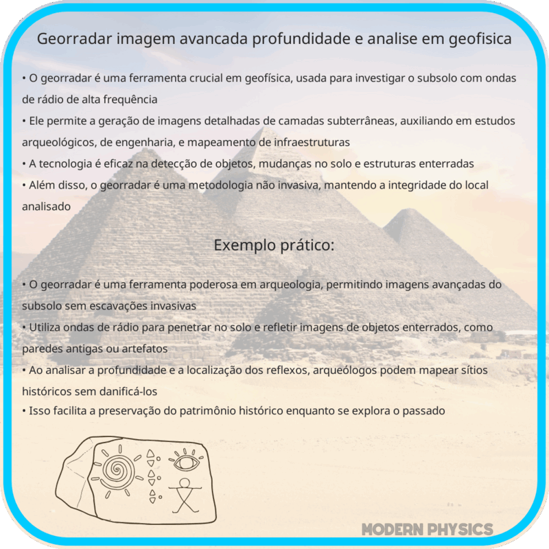 Georradar | Imagem Avançada, Profundidade e Análise em Geofísica