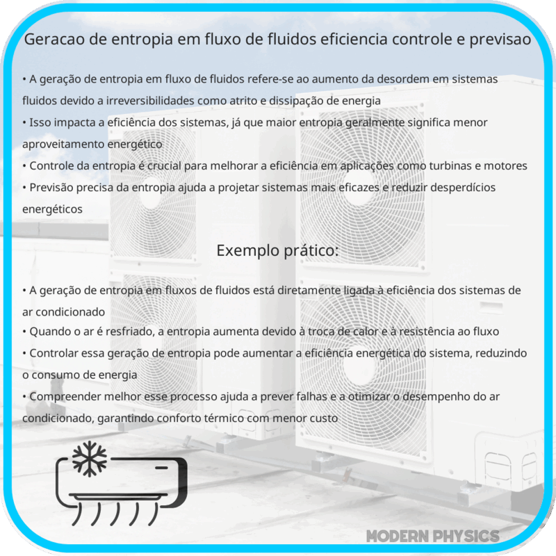 Geração de Entropia em Fluxo de Fluidos | Eficiência, Controle e Previsão