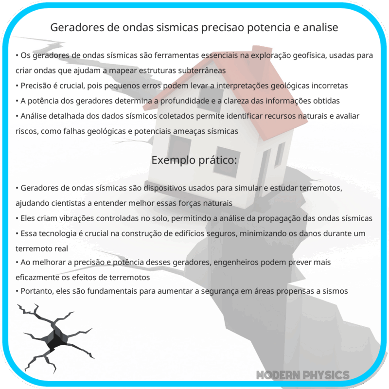 Geradores de Ondas Sísmicas | Precisão, Potência e Análise