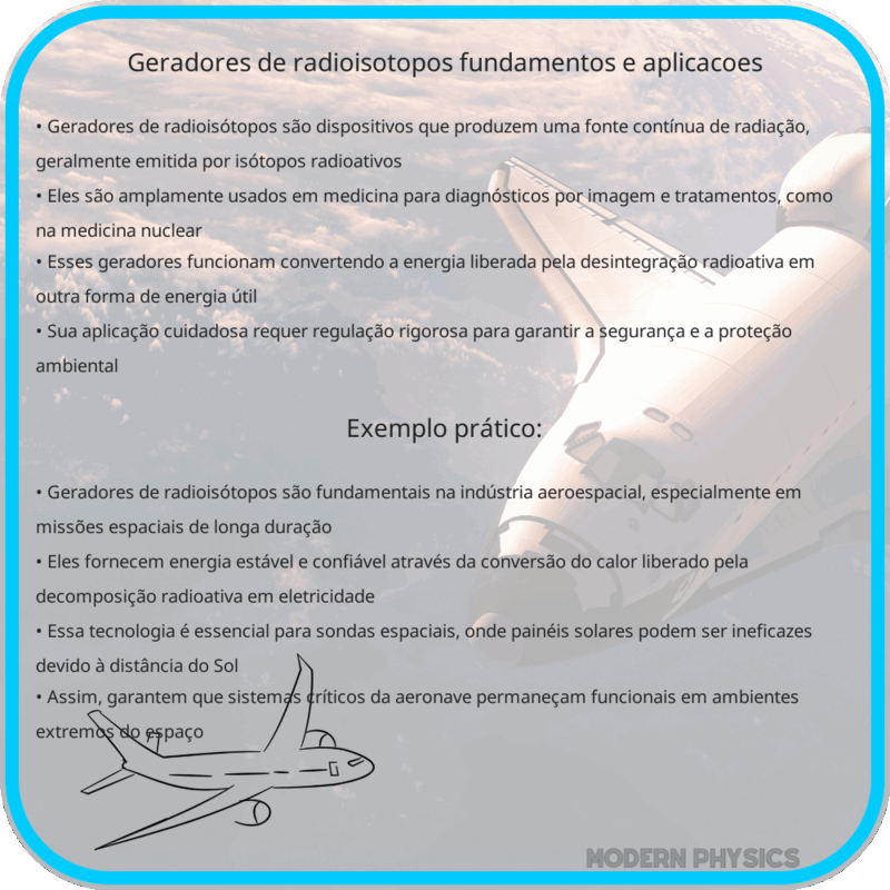 Geradores de Radioisótopos | Fundamentos e Aplicações