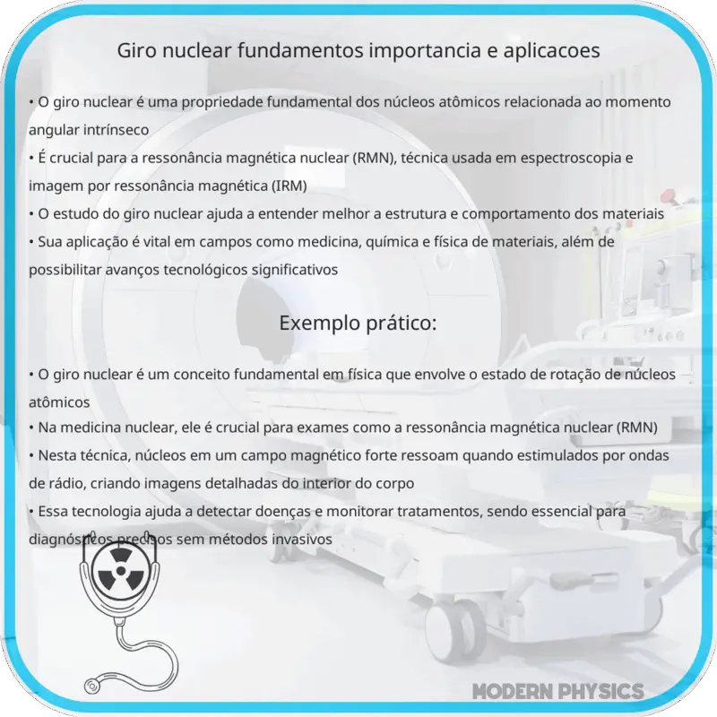 Giro Nuclear | Fundamentos, Importância e Aplicações
