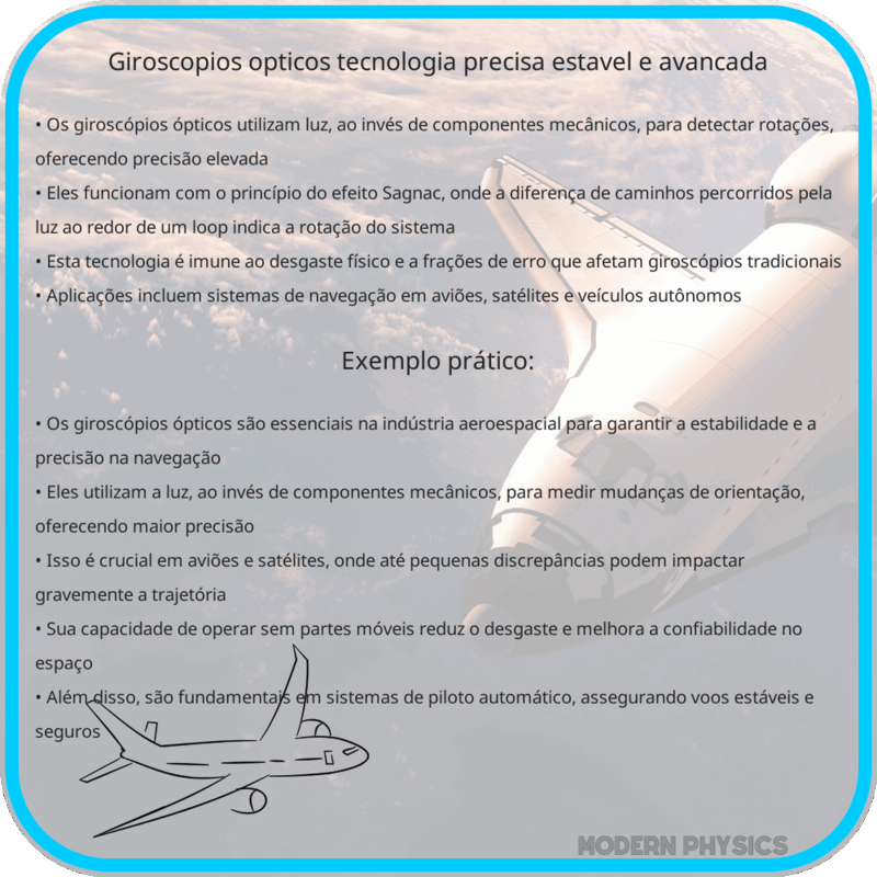 Giroscópios Ópticos: Tecnologia Precisa, Estável e Avançada