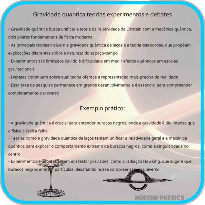 Gravidade Quântica | Teorias, Experimentos e Debates
