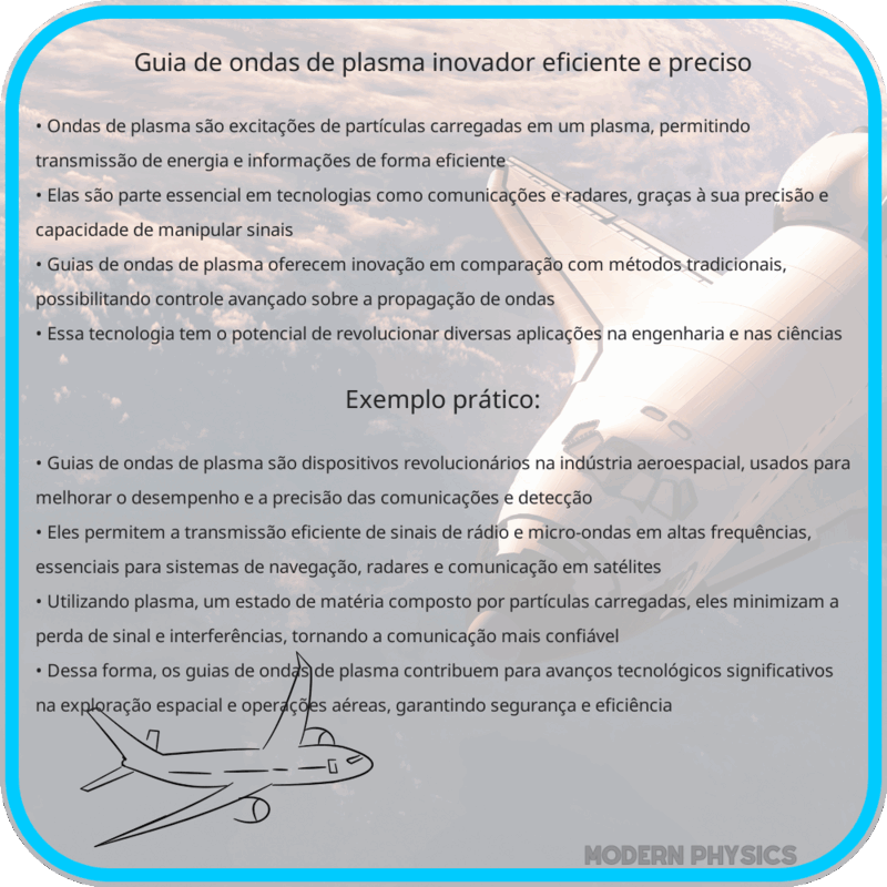 Guia de Ondas de Plasma | Inovador, Eficiente e Preciso