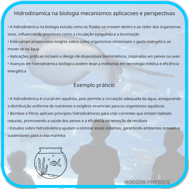 Hidrodinâmica na Biologia | Mecanismos, Aplicações e Perspectivas