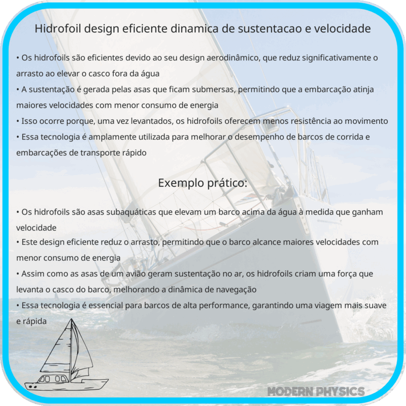 Hidrofoil | Design Eficiente, Dinâmica de Sustentação e Velocidade