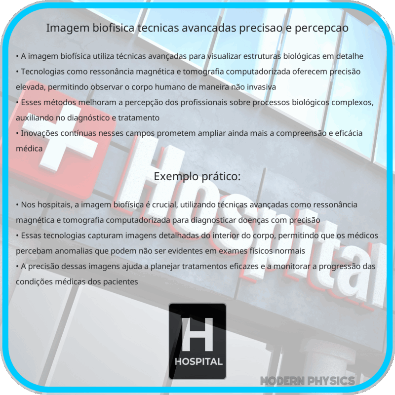 Imagem Biofísica | Técnicas Avançadas, Precisão e Percepção