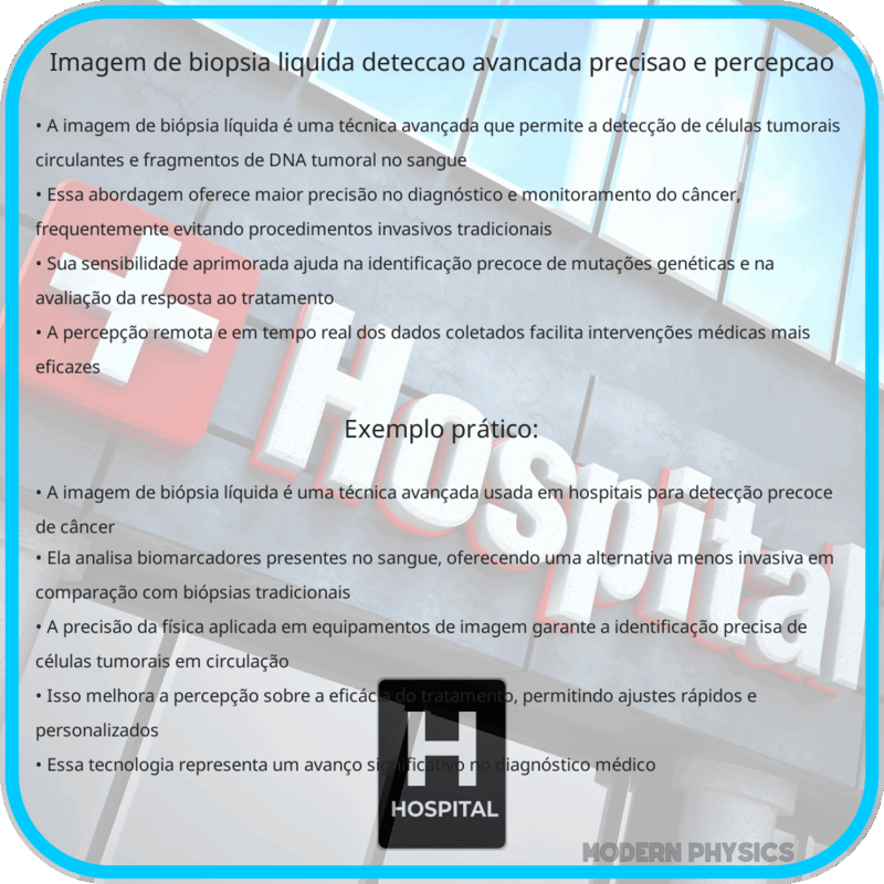 Imagem de Biópsia Líquida | Detecção Avançada, Precisão e Percepção
