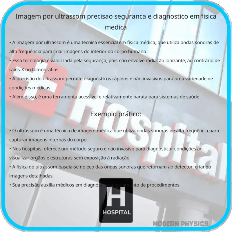 Imagem por Ultrassom | Precisão, Segurança e Diagnóstico em Física Médica