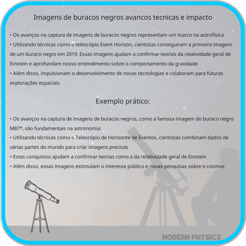 Imagens de Buracos Negros | Avanços, Técnicas e Impacto