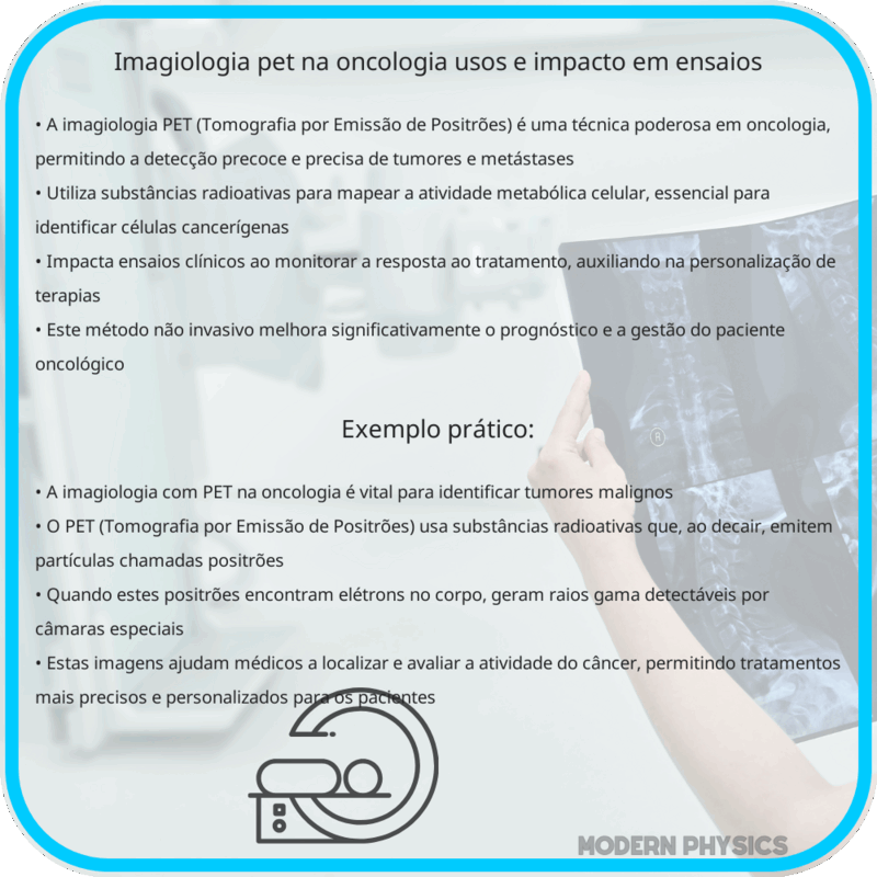 Imagiologia PET na Oncologia | Usos e Impacto em Ensaios