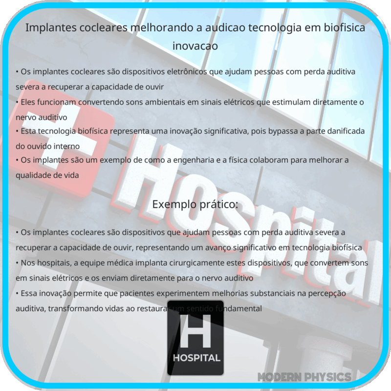 Implantes Cocleares | Melhorando a Audição, Tecnologia em Biofísica & Inovação