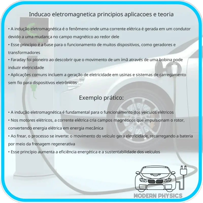 Indução Eletromagnética: Princípios, Aplicações e Teoria
