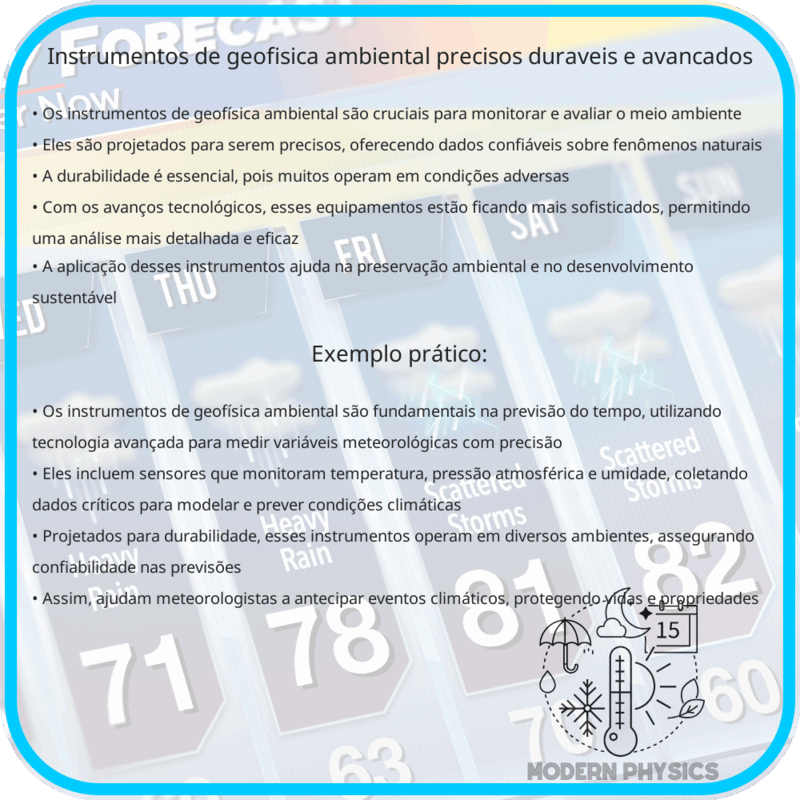 Instrumentos de Geofísica Ambiental: Precisos, Duráveis e Avançados