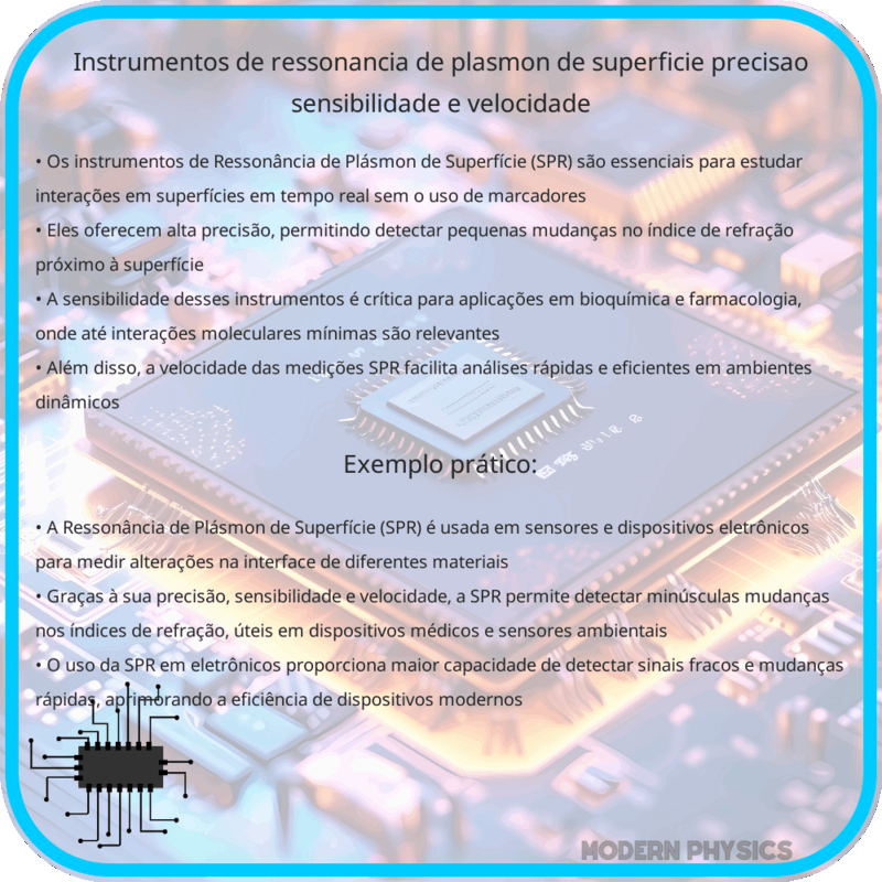 Instrumentos de Ressonância de Plásmon de Superfície | Precisão, Sensibilidade e Velocidade