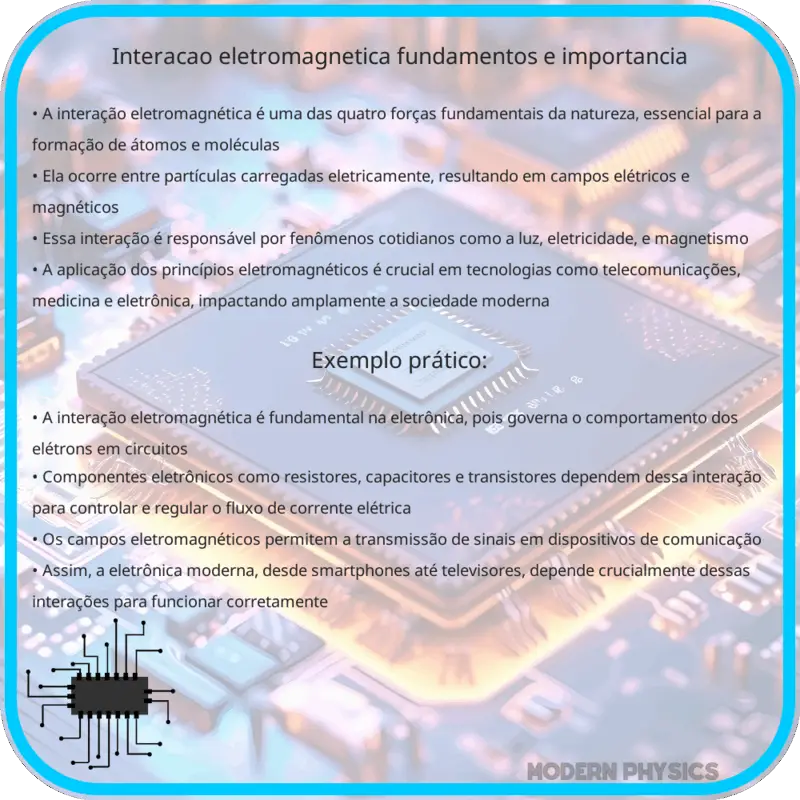 Interação Eletromagnética | Fundamentos e Importância